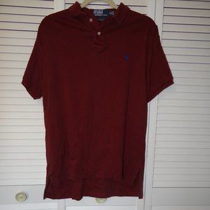 Men's Burgundy Polo Shirt